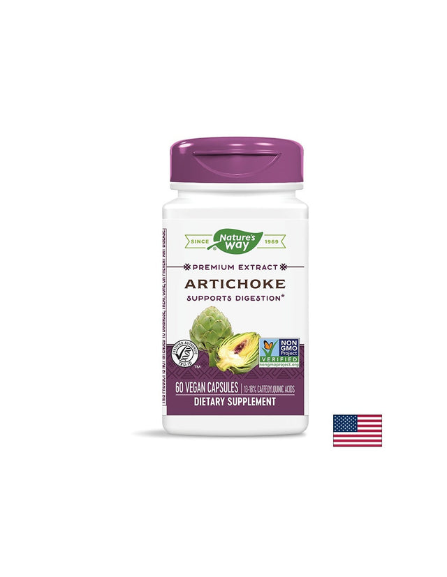 Черен дроб и жлъчен мехур - Артишок, 450 mg, 60 капсули Nature’s Way  Nature’s Way - Nutra Best Bulgaria