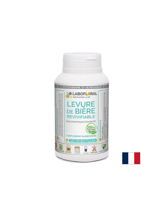 Имунитет и баланс на чревната микрофлора - Бирена мая с живи дрожди, 470 mg х 50 капсули  PhytoMoinsCher - Nutra Best Bulgaria