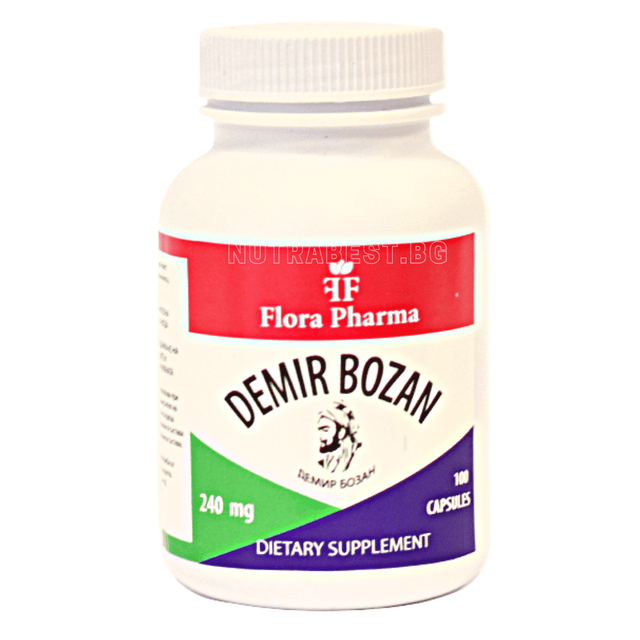 DEMIR BOZAN 480 мг /100 капсули, 50 дози/ FLORA FARMA - Nutra Best Bulgaria