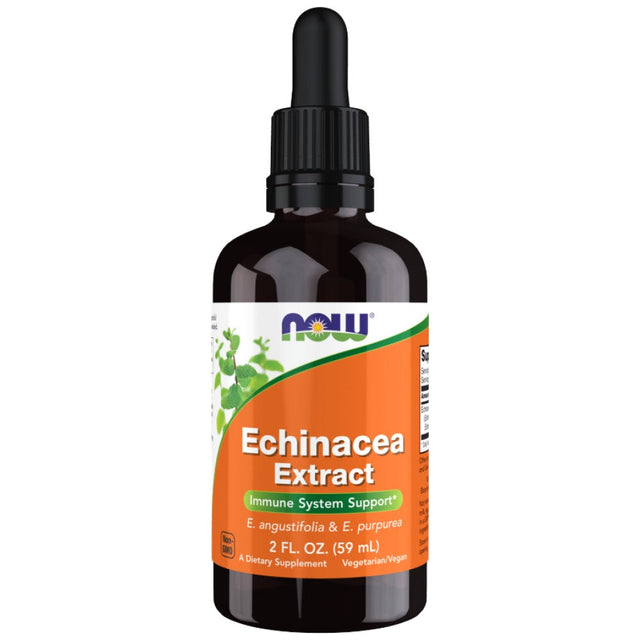 Echinacea Liquid Extract - 59 мл  NOW Foods - Nutra Best Bulgaria