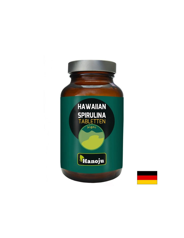 Хавайска спирулина – Имунна подкрепа, енергия и детокс, 495 mg, 250 таблетки  Hanoju - Nutra Best Bulgaria