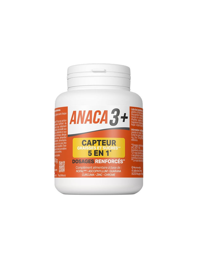 Формула за изгаряне на мазнини 5 в 1, Анака3+, 120 капсули  Anaca3 - Nutra Best Bulgaria