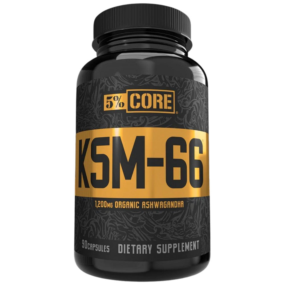 KSM-66® Organic Ashwagandha 600 mg - 90 капсули  Rich Piana 5% Nutrition - Nutra Best Bulgaria