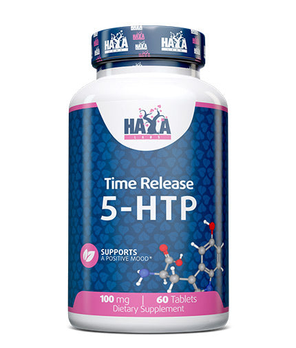 5-HTP Time Release 100 mg / 60 Tabs  HAYA LABS - Nutra Best Bulgaria