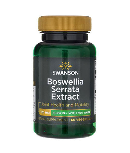 5-LOXIN Boswellia Serrata Extract 125 mg - 60 капсули  Swanson - Nutra Best Bulgaria