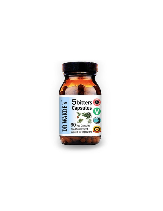 5 Bitters - 5 Горчивки Аюрведа, 60 капсули DR WAKDE’s - Nutra Best Bulgaria