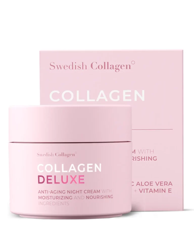 Нощен крем с Ретинол, Хиалурон и Колаген 50 мл Swedish Collagen - Nutra Best