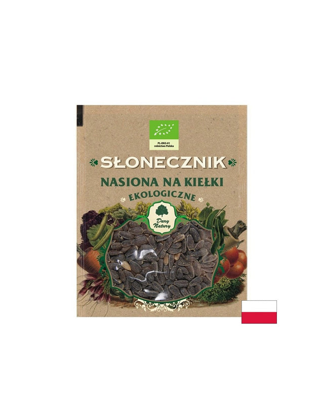 Слънчоглед - Био семена за кълнове, 50 g Dary Natury  Dary Natury - Nutra Best Bulgaria