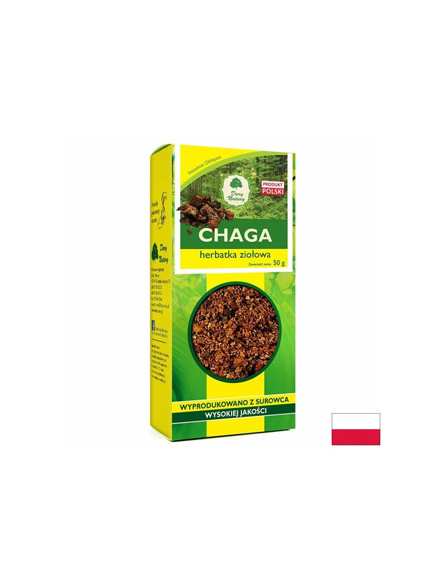 Чага (сушена) – Имунитет и антиоксидантна защита, 50 g  Dary Natury - Nutra Best Bulgaria