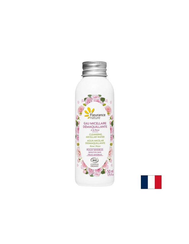 Мицеларна вода с роза дамасцена, 50 ml  Fleurance Nature - Nutra Best Bulgaria