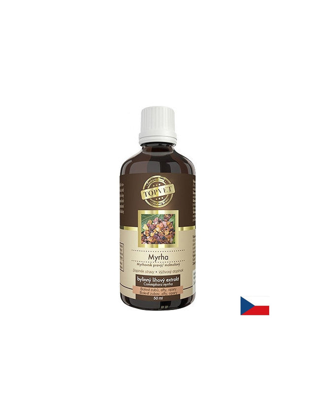 Имунитет и здраво сърце - Смирна (смола) + витамин С, 50 ml тинктура  Green Idea - Nutra Best Bulgaria