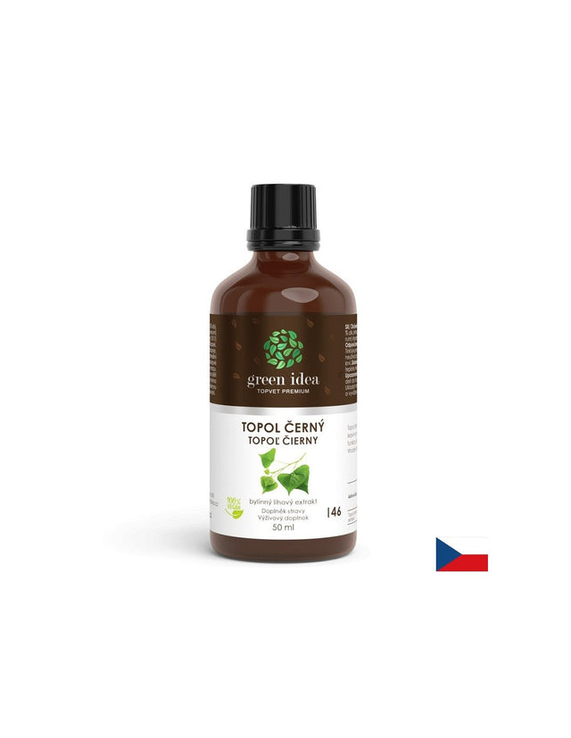 Бъбреци и пикочен мухур - Черна топола, 50 ml тинкутра  Green Idea - Nutra Best Bulgaria