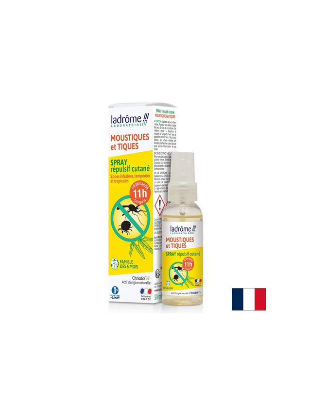 Репелент против кърлежи, спрей, 50 ml  Ladrome Laboratoire - Nutra Best Bulgaria