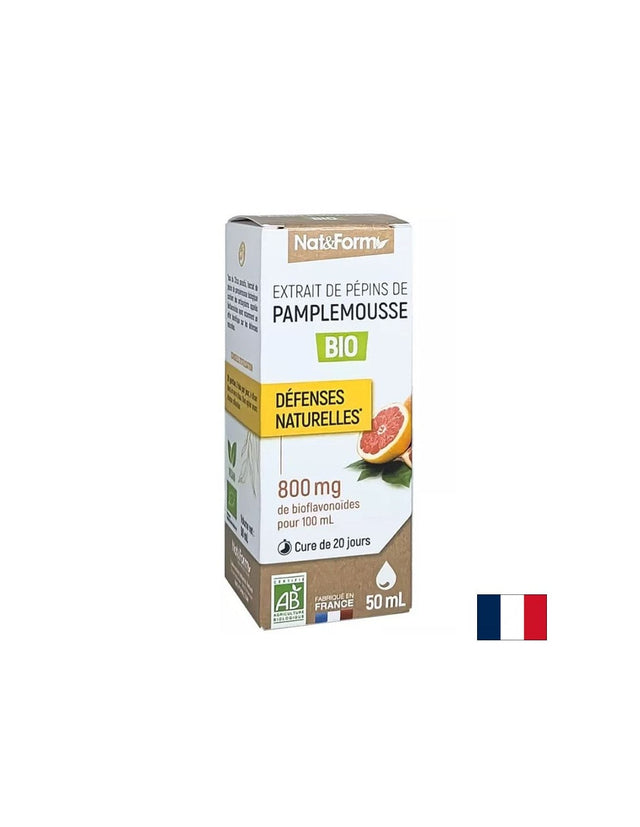 Имунитет - Грейпфрут (екстракт от семена), 50 ml капки  Nat&Form - Nutra Best Bulgaria