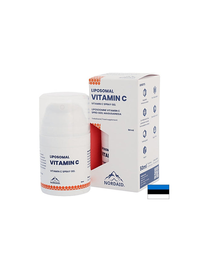 Имунитет - Липозомен Витамин С  - спрей-гел за уста с вкус на манго, 50 ml Nordaid  Nordaid - Nutra Best Bulgaria