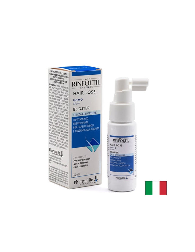 Активатор за растеж на коса при мъже – лосион с кофеин и биотин, 50 ml  Pharmalife Research - Nutra Best Bulgaria