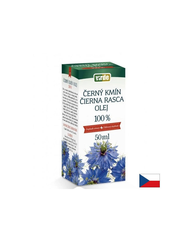 Масло от Черен Кимион + Витамин Е  – Силен имунитет и сърдечно здраве, 50 ml  Virde - Nutra Best Bulgaria