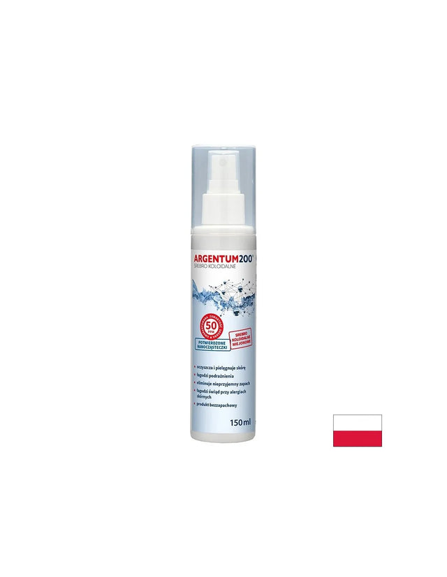Колоидно сребро Грижа за кожата, 50 ppm 150 ml спрей  Aura Herbals - Nutra Best Bulgaria