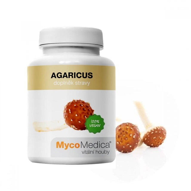 Агарикус 500 мг 90 капсули 30% полизахариди MycoMedica  MycoMedica - Nutra Best Bulgaria