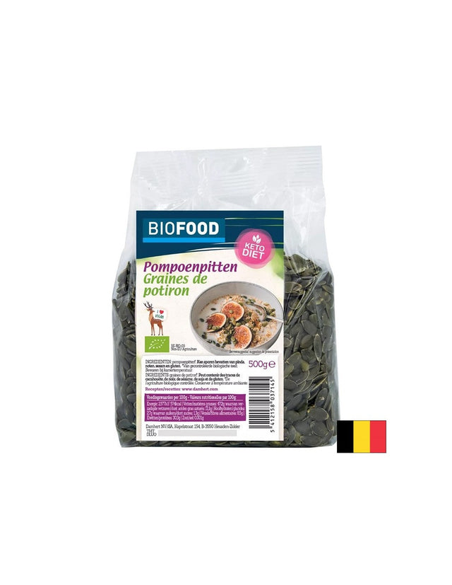 Тиквени семки БИО, 500 g  Damhert - Nutra Best Bulgaria