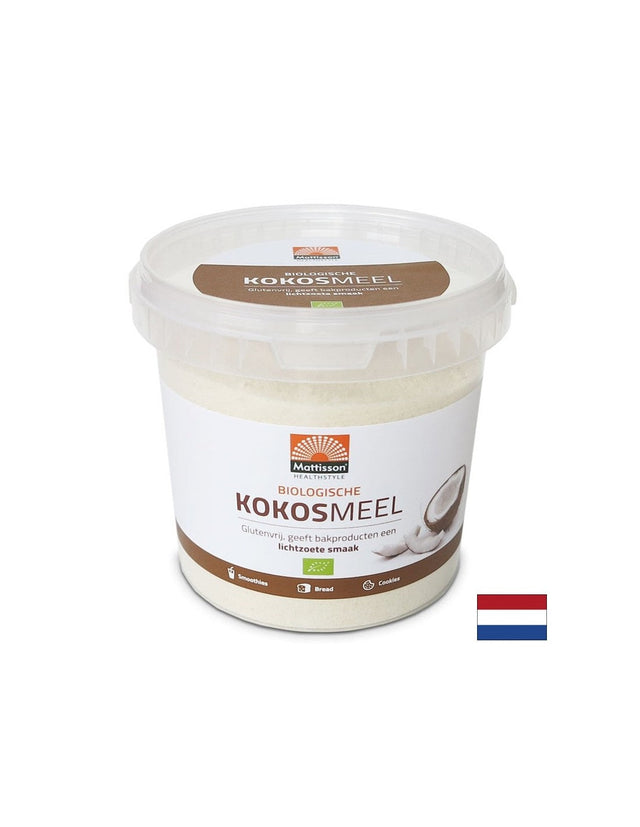 БИО Кокосово брашно, 500 g  Mattisson Healthstyle - Nutra Best Bulgaria