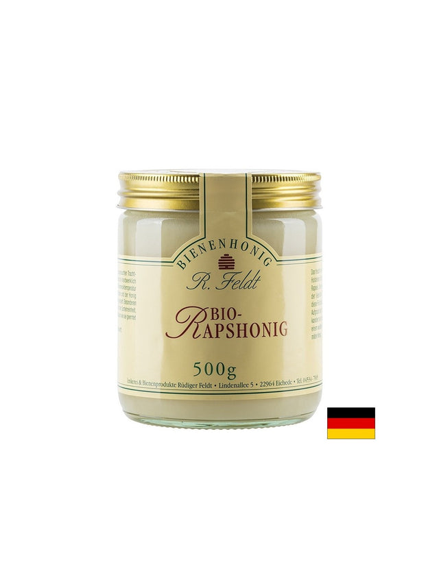 Пчелен мед от био Рапица, 500 g  Rüdiger Feldt - Nutra Best Bulgaria