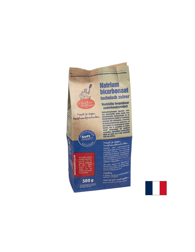 Сода бикарбонат за домакинството - Хигиена и дезодориране на дома, 500 g  Écodis - Nutra Best Bulgaria