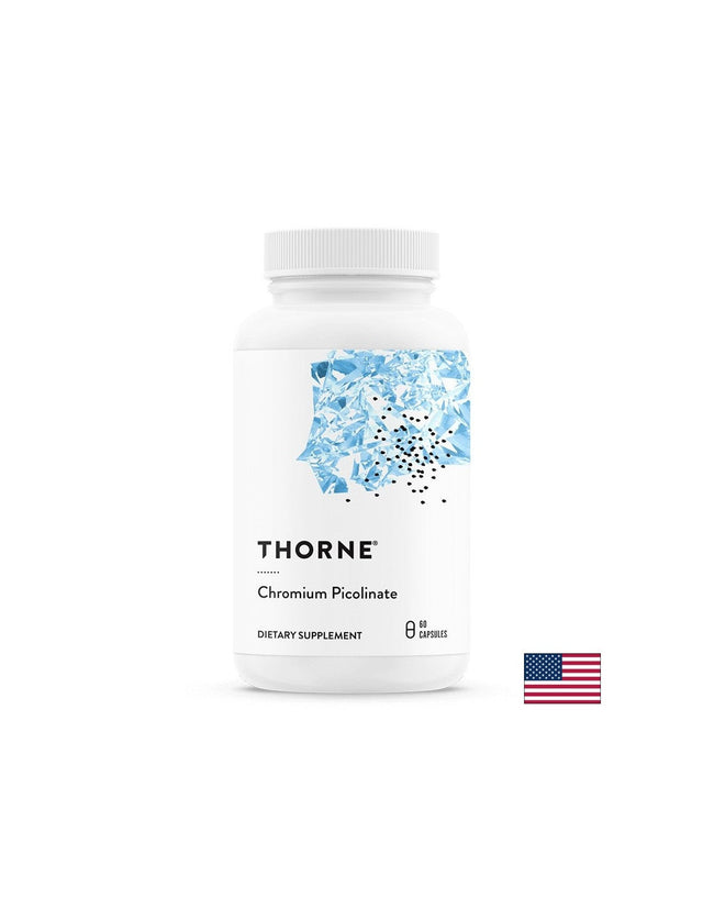 Контрол на кръвната захар - Хром (пиколинат), 500 µg x 60 капсули  Thorne - Nutra Best Bulgaria