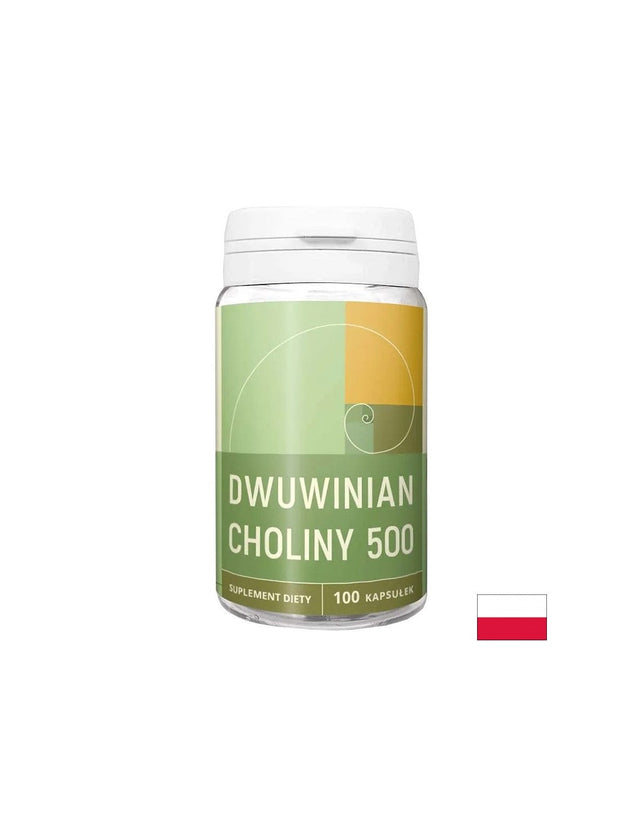 Грижа за мозъка и сърцето - Холин (битартрат), 500 mg х 100 капсули  Nanga - Nutra Best Bulgaria