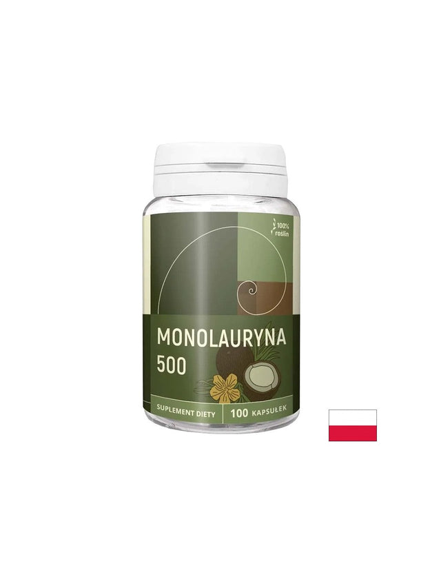 Имунитет и дихателна система - Монолаурин, 500 mg х 100 капсули  Nanga - Nutra Best Bulgaria