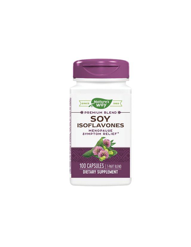 Соеви изофлавони - премиум формула - При менопауза, 500 mg, 100 капсули  Nature’s Way - Nutra Best Bulgaria
