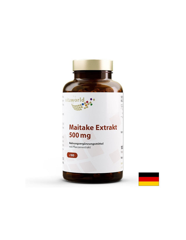 Енергия и имунитет - Майтаке екстракт, 500 mg х100 капсули  Vita World - Nutra Best Bulgaria