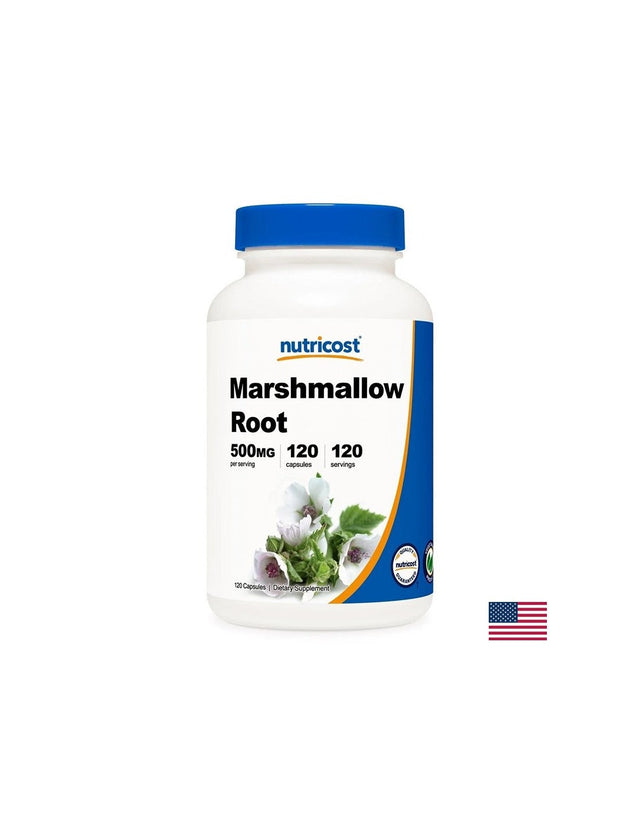 Храносмилане и имунитет - Бяла ружа (корен), 500 mg х 120 капсули  Nutricost - Nutra Best Bulgaria