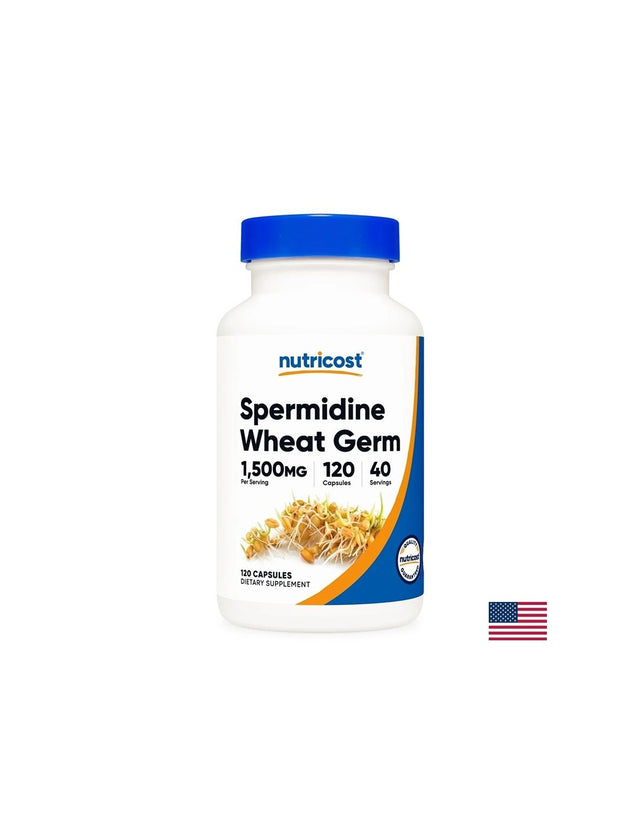 Клетъчно здраве - Пшенични зародиши, 500 mg х 120 капсули  Nutricost - Nutra Best Bulgaria