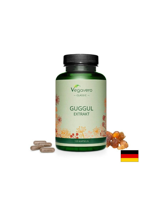 При висок холестерол - Гугул екстракт, 500 mg х 120 капсули  Vegavero - Nutra Best Bulgaria