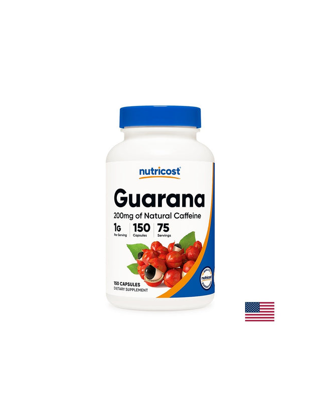 Редуциране на теглото - Гуарана, 500 mg/150 капсули Nutricost  Nutricost - Nutra Best Bulgaria