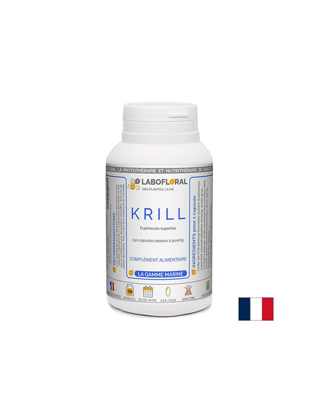 Грижа за сърцето, мозъка и зрението - Крил (масло), 500 mg х 50 капсули  PhytoMoinsCher - Nutra Best Bulgaria