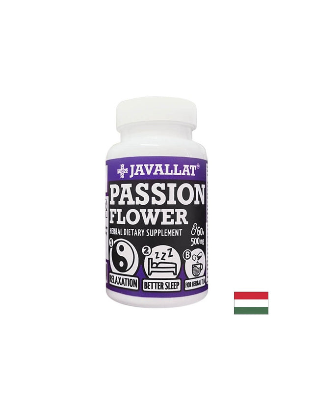 Стрес и безсъние - Пасифлора, 500 mg х 60 капсули  Javallat - Nutra Best Bulgaria