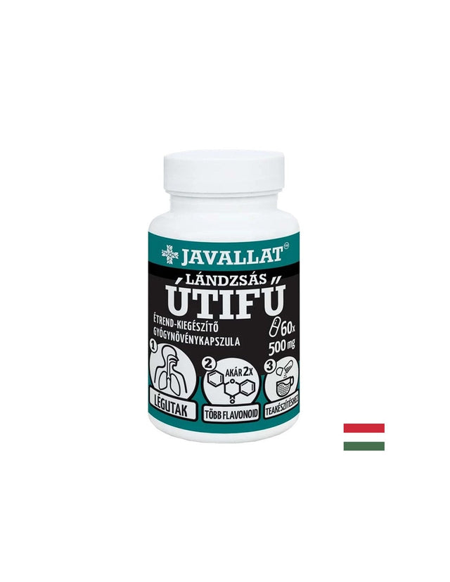 Дихателна система - Теснолист живовляк, 500 mg х 60 капсули  Javallat - Nutra Best Bulgaria
