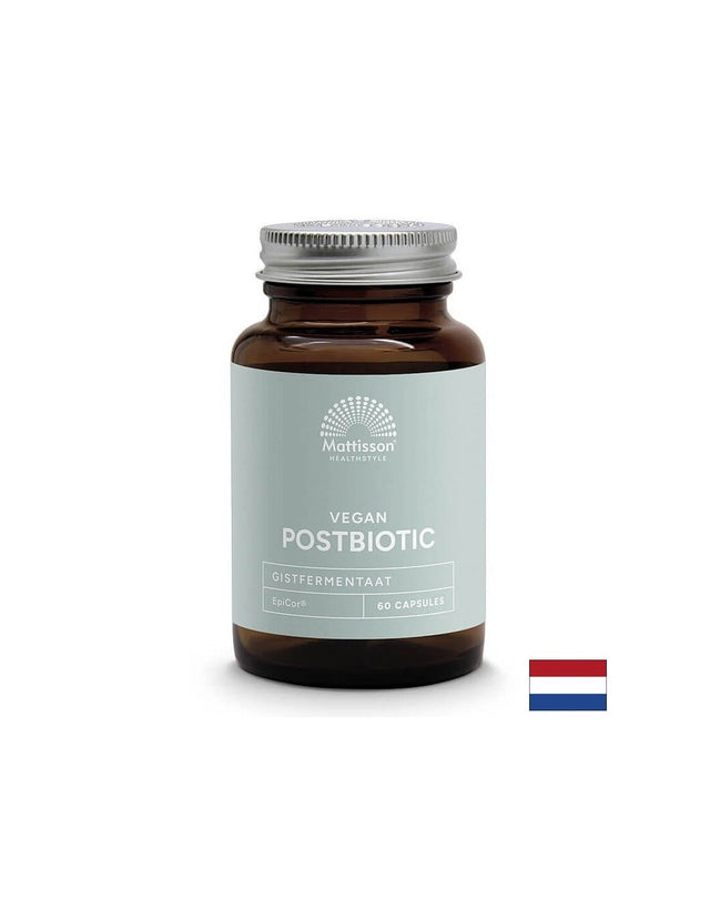 Постбиотик (веган) - Чревен комфорт и имунна подкрепа, 500 mg х 60 капсули  Mattisson Healthstyle - Nutra Best Bulgaria