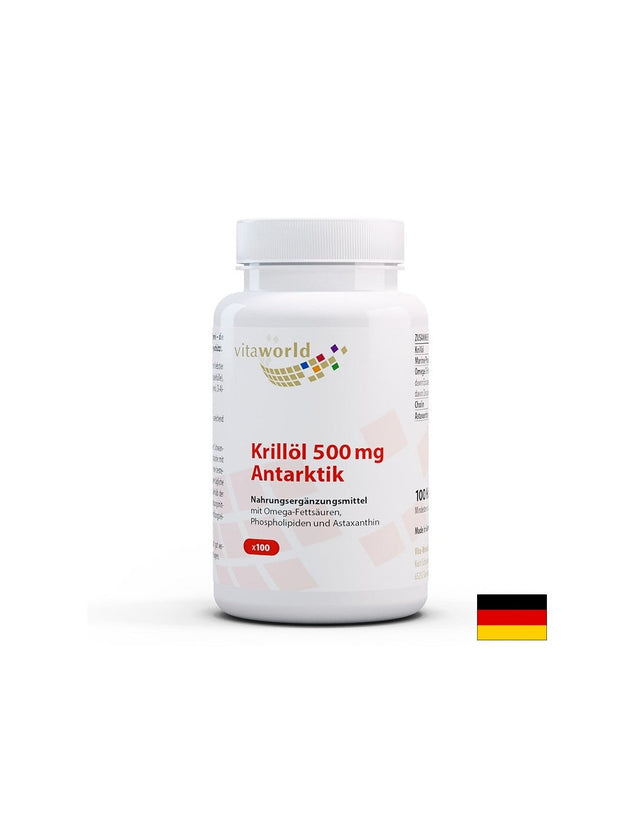 Сърдечно-съдова система - Антарктически крил, 500 mg x 100 капсули  Vita World - Nutra Best Bulgaria