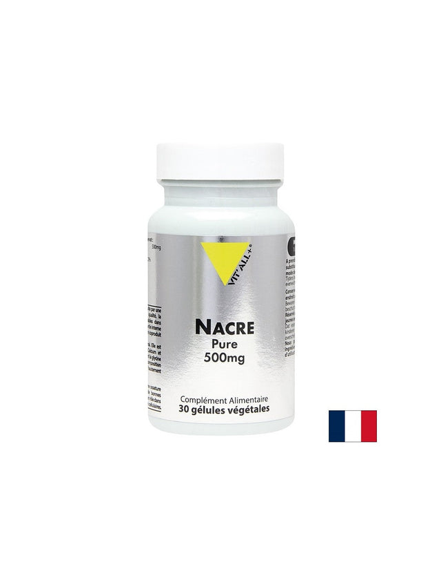 Кости и стави - Екстракт от Перлена стрида, 500 mg x 30 капсули  Vit'all Plus - Nutra Best Bulgaria