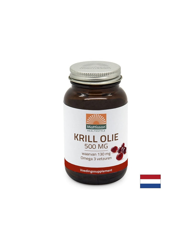 Сърдечно-съдова и нервна система - Крил (масло), 500 mg x 60 капсули Mattisson Healthstyle  Mattisson Healthstyle - Nutra Best Bulgaria