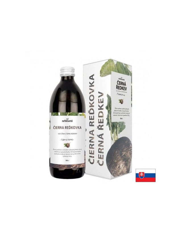Сок от черна ряпа за стомаха и черния дроб, 500 ml, 10 дози  Nef de Santé - Nutra Best Bulgaria