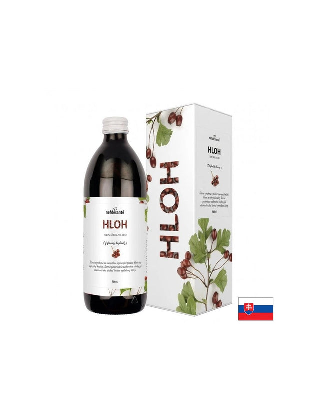 Сок от глог – сърдечен тонус и нервна система, 500 ml, 10 дози  Nef de Santé - Nutra Best Bulgaria