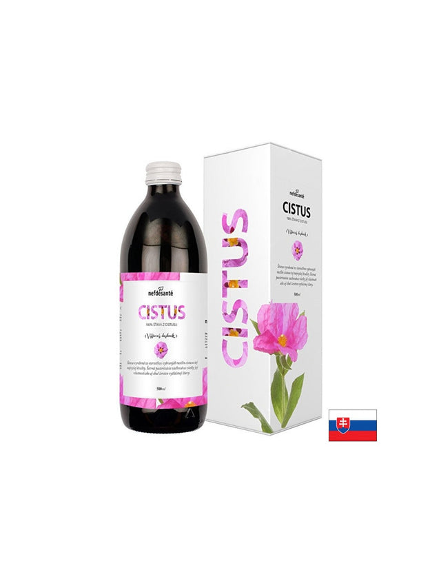 Сок от цистус – имунно и сърдечно здраве, 500 ml, 10 дози  Nef de Santé - Nutra Best Bulgaria