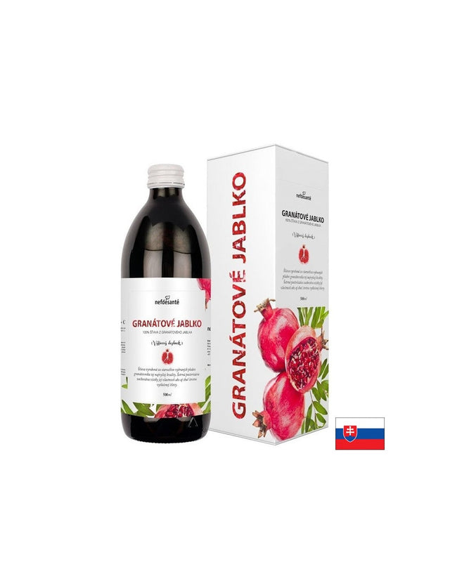 Сок от нар – антиоксидант и тоник за енергия, 500 ml, 10 дози  Nef de Santé - Nutra Best Bulgaria