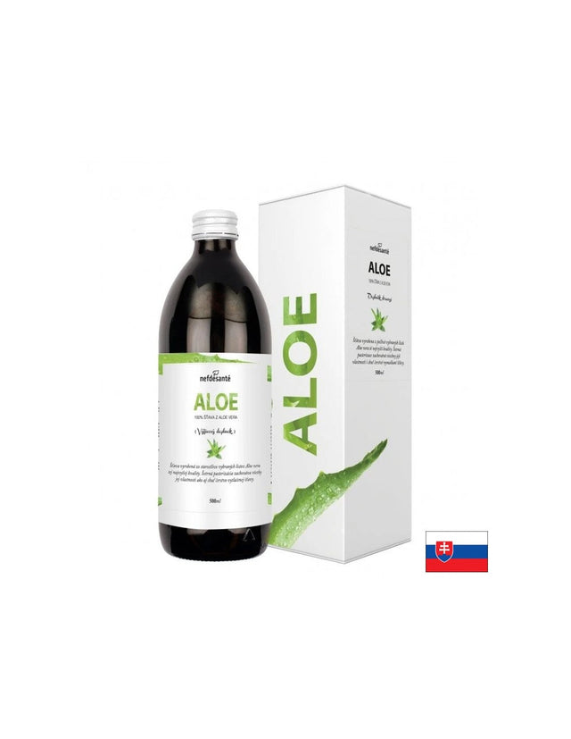 Сок от алое вера – храносмилане и имунитет, 500 ml, 10 дози  Nef de Santé - Nutra Best Bulgaria