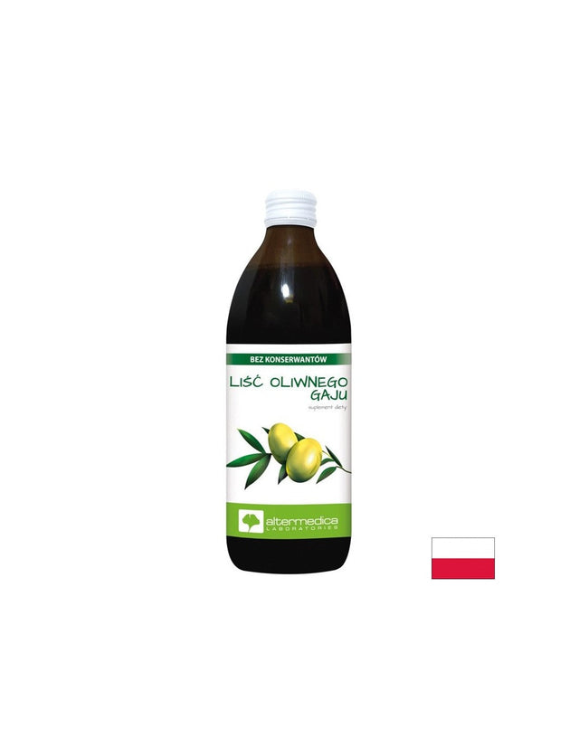 Сок от маслинови листа – За имунна и сърдечно-съдова подкрепа, 500 ml, 16 дози  Alter Medica - Nutra Best Bulgaria