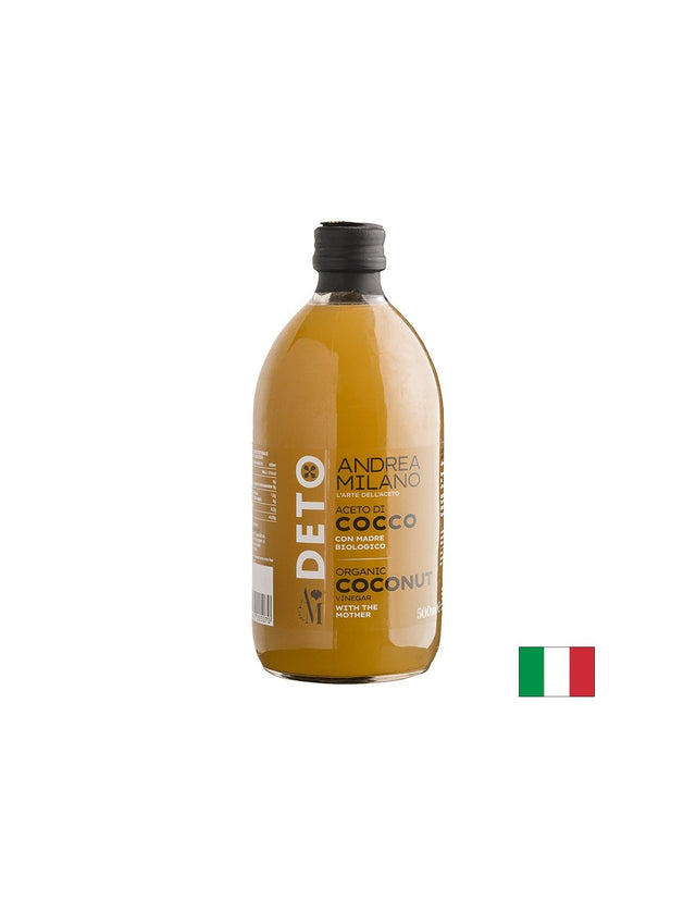 Нефилтриран оцет от кокос Био, 500 ml  Acetificio Andrea Milano - Nutra Best Bulgaria